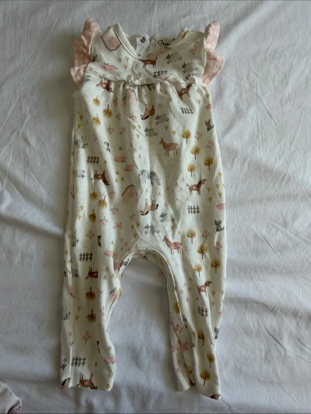 Old Navy Kids Sleepwear Bundle - Pink, Cream, Yellow, Green Accents